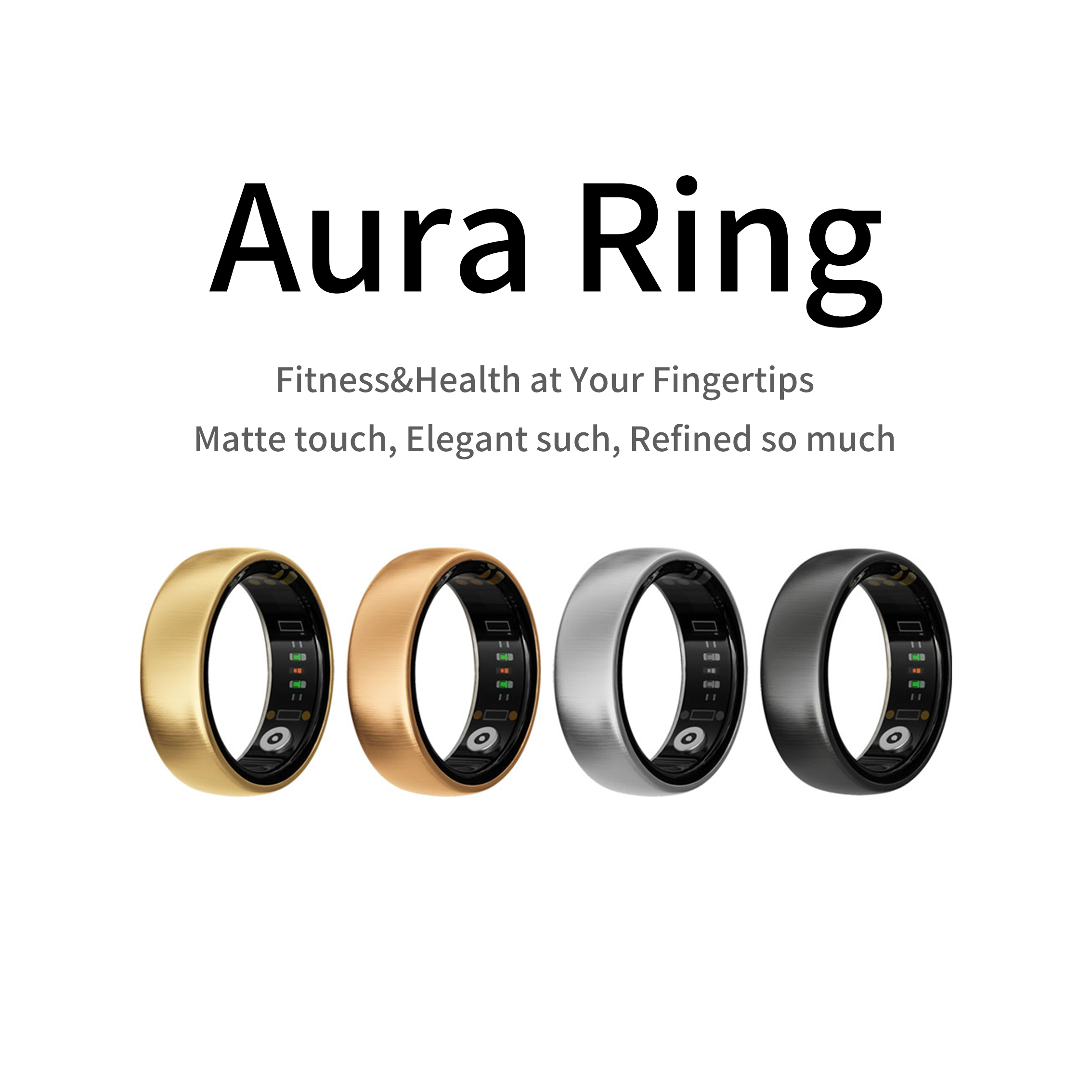 Gymnastic Ring - Умное кольцо AURA Matt Smart Ring