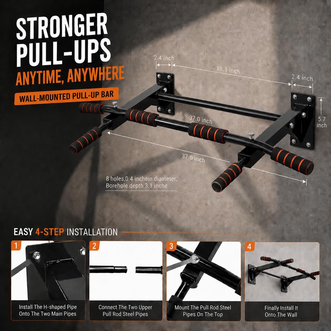 Турник для домашнего спортзала – обзор и цена Pull Up Bar