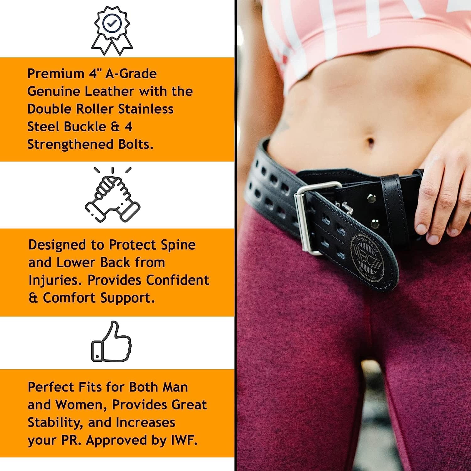 Кожаный пояс для тяжелой атлет – обзор и цена Lifting Belt